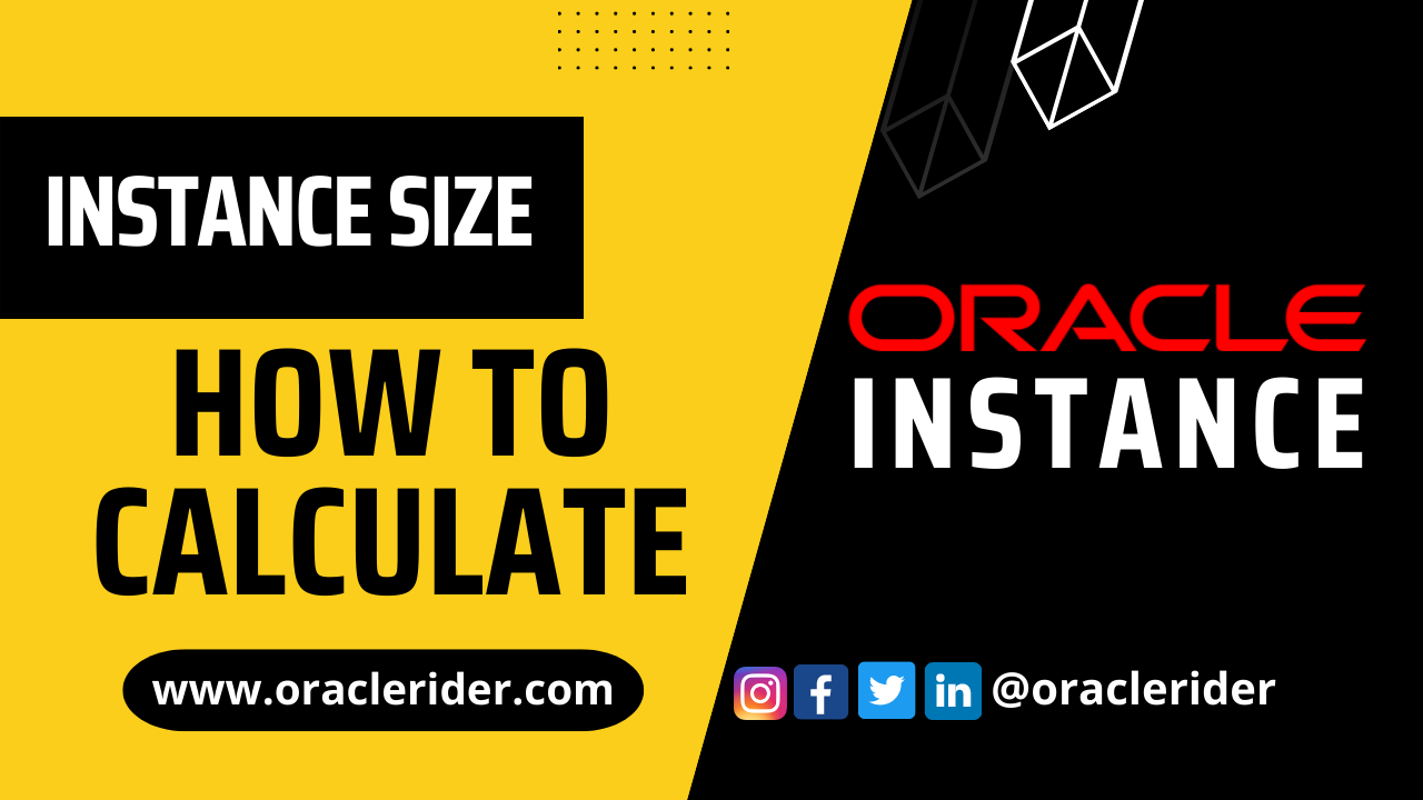 Oracle Instance Size
