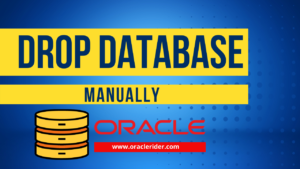 Drop Database Manually